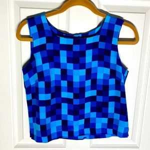 Via Seta Collection silk sleeveless top